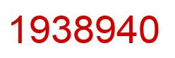 Number 1938940 red image