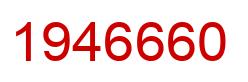 Number 1946660 red image