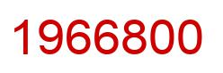Number 1966800 red image