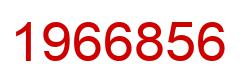 Number 1966856 red image