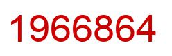 Number 1966864 red image