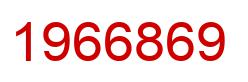Number 1966869 red image