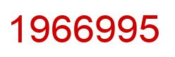 Number 1966995 red image