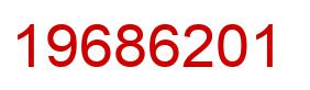 Number 19686201 red image