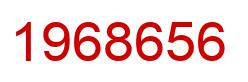 Number 1968656 red image