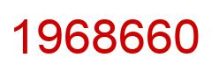 Number 1968660 red image