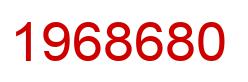 Number 1968680 red image