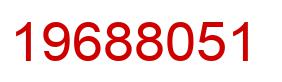 Number 19688051 red image