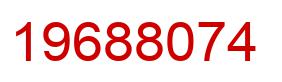 Number 19688074 red image