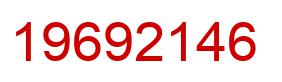 Number 19692146 red image