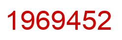 Number 1969452 red image