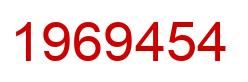 Number 1969454 red image