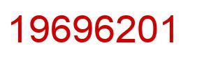 Number 19696201 red image