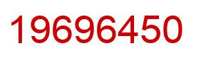Number 19696450 red image