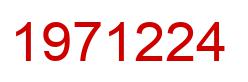 Number 1971224 red image
