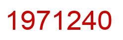 Number 1971240 red image