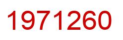 Number 1971260 red image