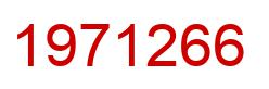 Number 1971266 red image