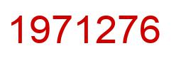 Number 1971276 red image