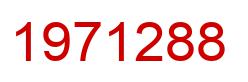 Number 1971288 red image