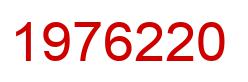 Number 1976220 red image