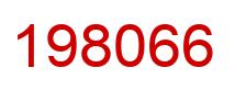 Number 198066 red image