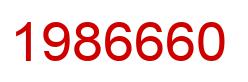 Number 1986660 red image