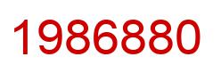 Number 1986880 red image