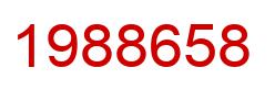 Number 1988658 red image