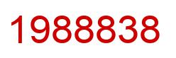 Number 1988838 red image