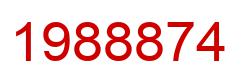 Number 1988874 red image