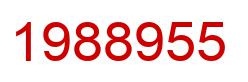 Number 1988955 red image