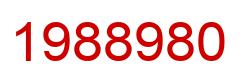Number 1988980 red image