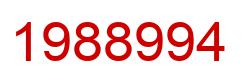 Number 1988994 red image