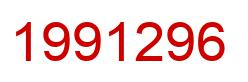 Number 1991296 red image