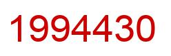 Number 1994430 red image
