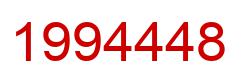 Number 1994448 red image