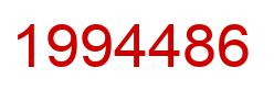 Number 1994486 red image