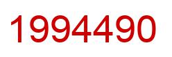 Number 1994490 red image