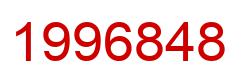 Number 1996848 red image