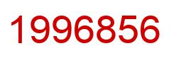 Number 1996856 red image