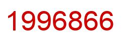 Number 1996866 red image