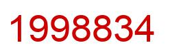 Number 1998834 red image