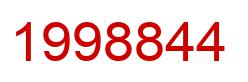 Number 1998844 red image