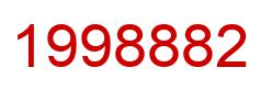 Number 1998882 red image