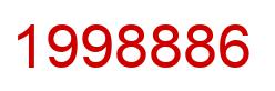 Number 1998886 red image