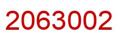 Número 2063002 imagen rojo