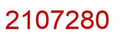 Number 2107280 red image