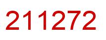 Number 211272 red image
