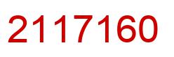 Number 2117160 red image